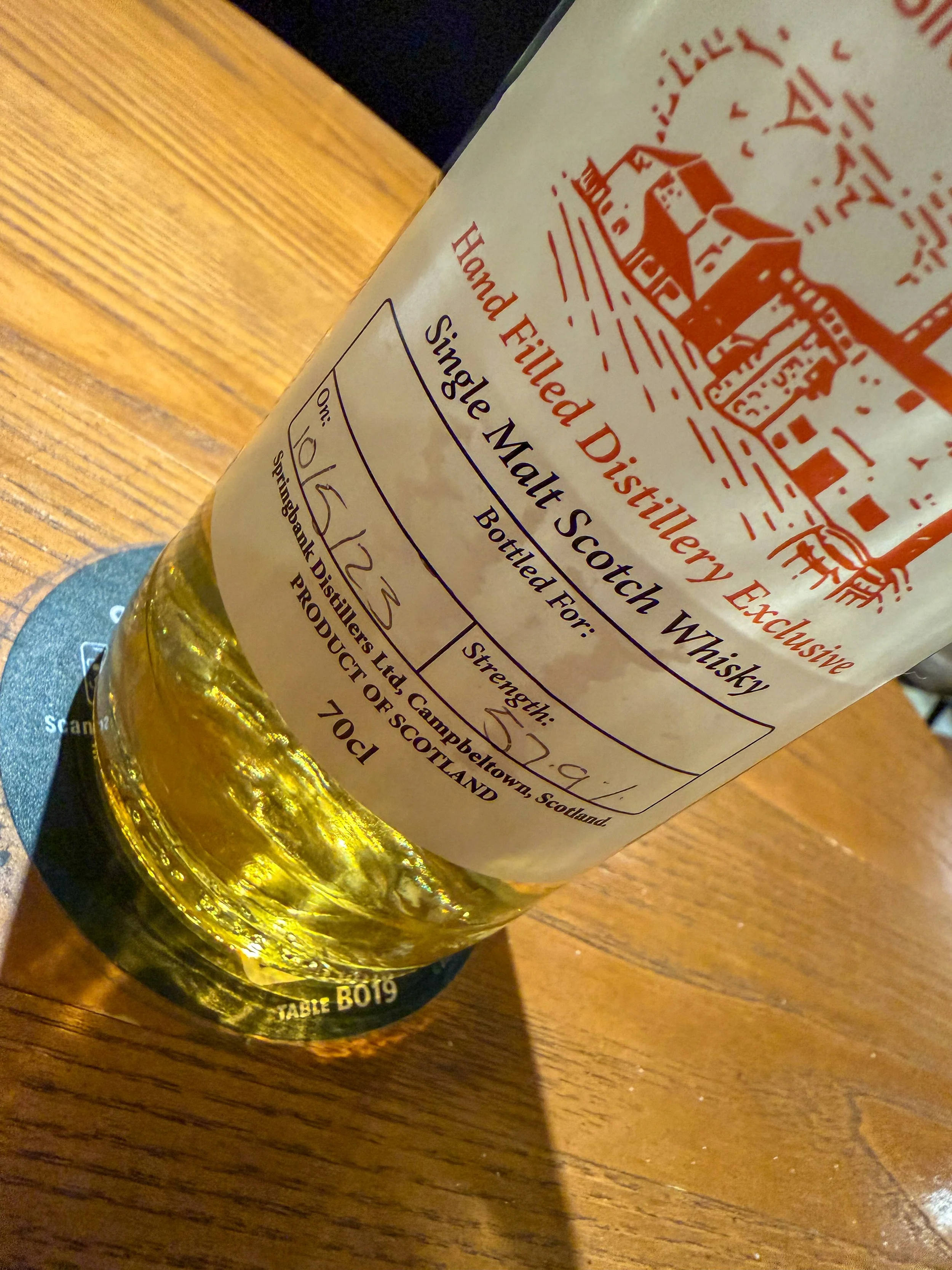 Springbank Hand-fill — Dramface